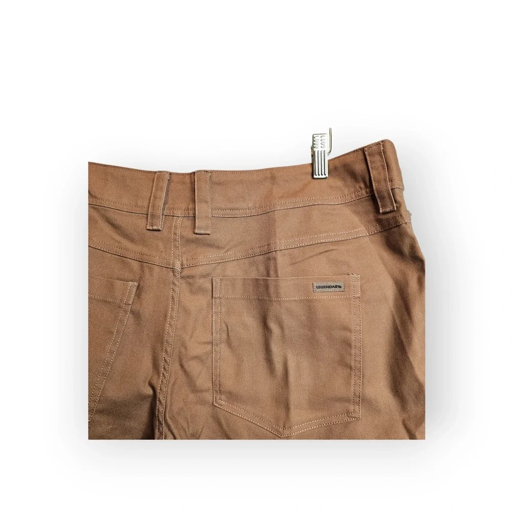 Legendary Whitetails Brown Canvas Utility Work Pants 36x32